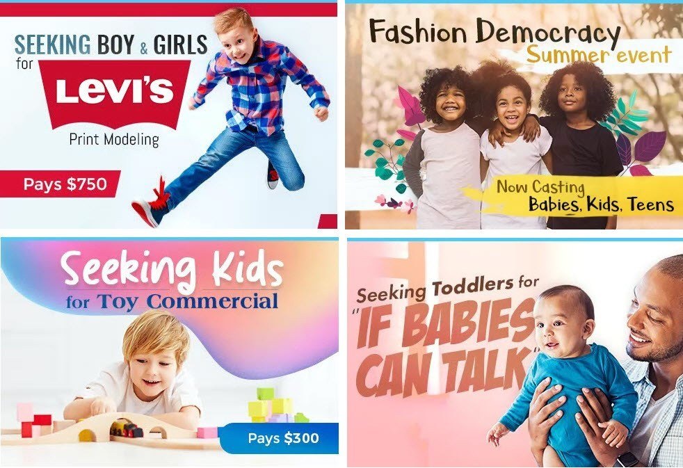 Modeling Jobs for Babies Kids