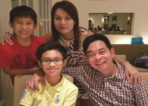 Ewen Chia family