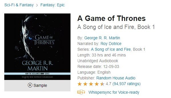 prime audio books