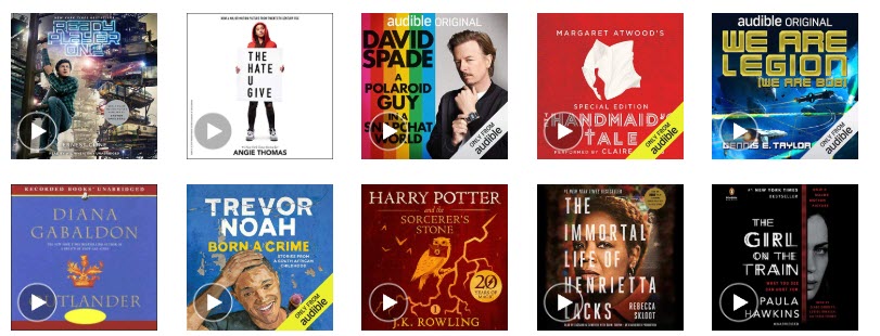 Audible free audio books review