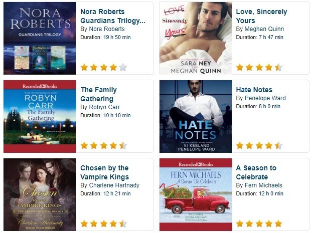 bestselling free romance audio books 2019