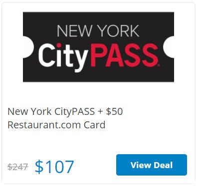 Cheap discount new york city pass