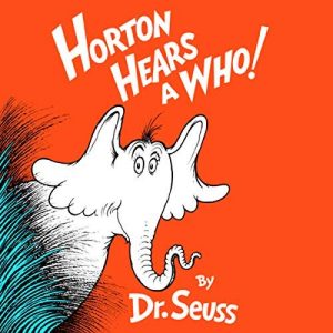 Horton hears a who book in audio