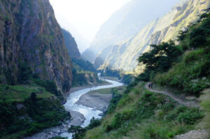 Nepal mountains and nature